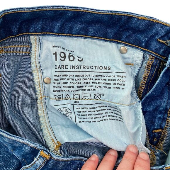 Gap 1969 Curvy Bootcut Jeans Low Rise Stretch Blue Womens 27 Short - Picture 4 of 10